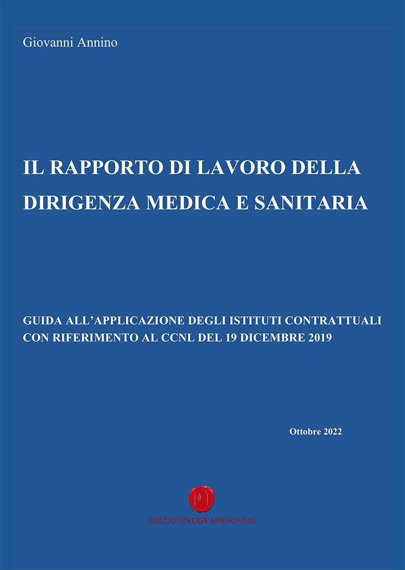 Manuali E Corsi Il Rapporto Di Lavoro Della Dirigenza Medica E Sanitaria